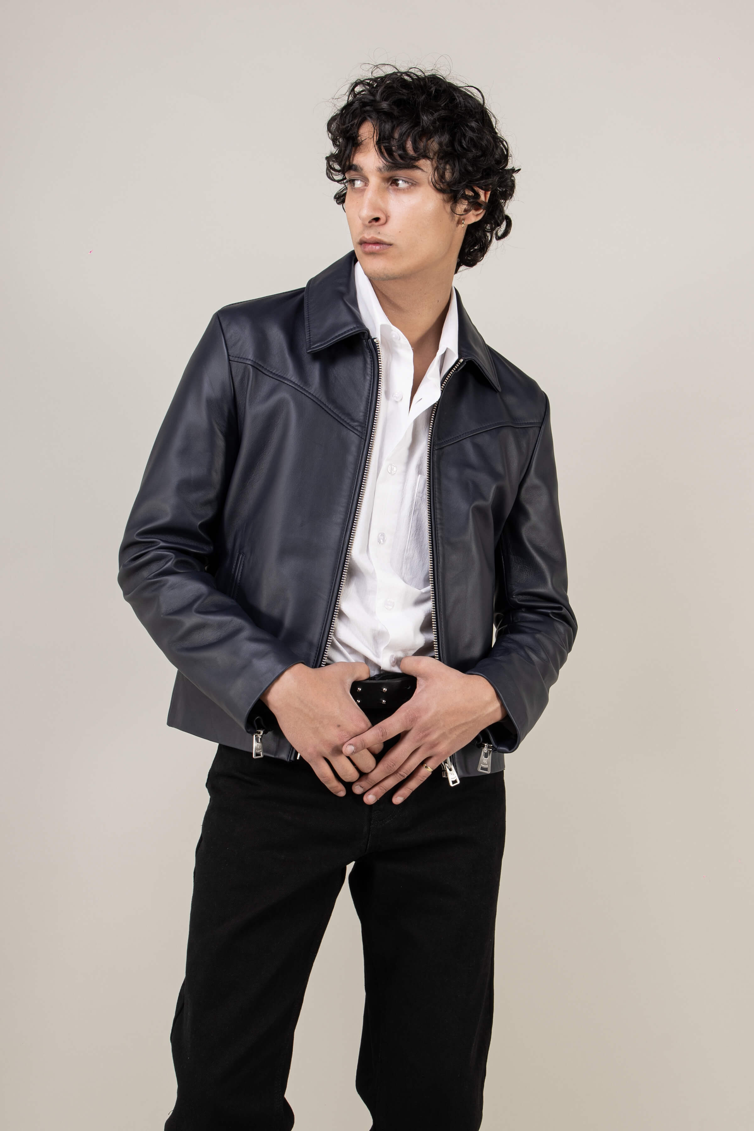 Hendrix: Royal Navy Leather Jacket