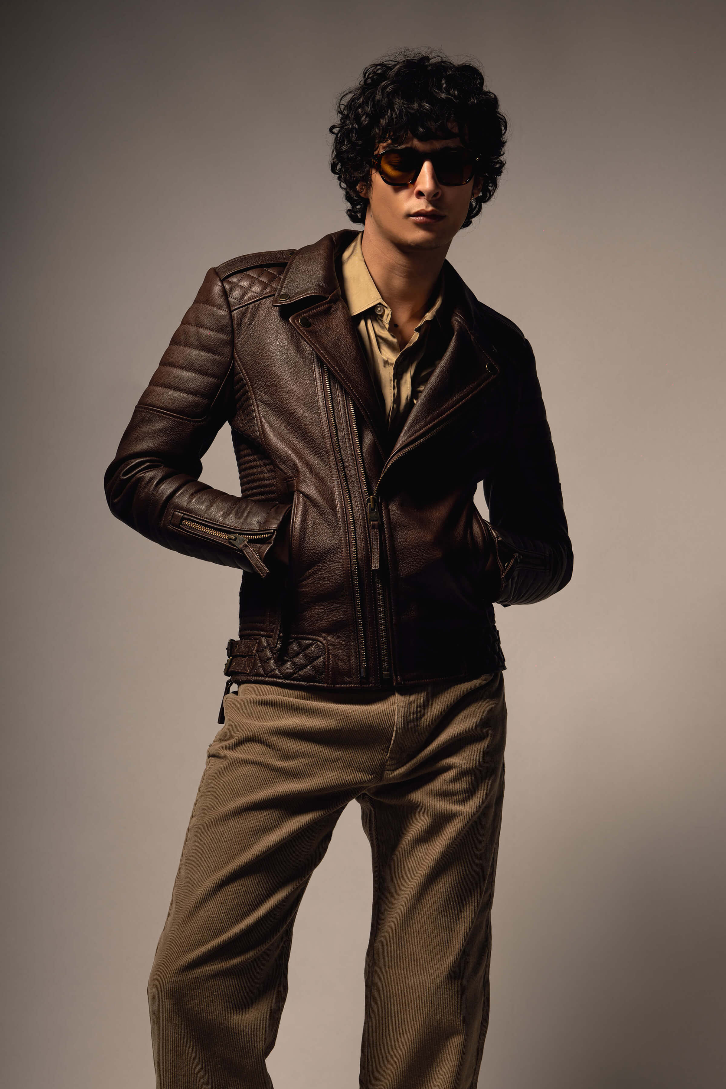 Kay Michaels 3.0: Vintage Brown Leather Jacket