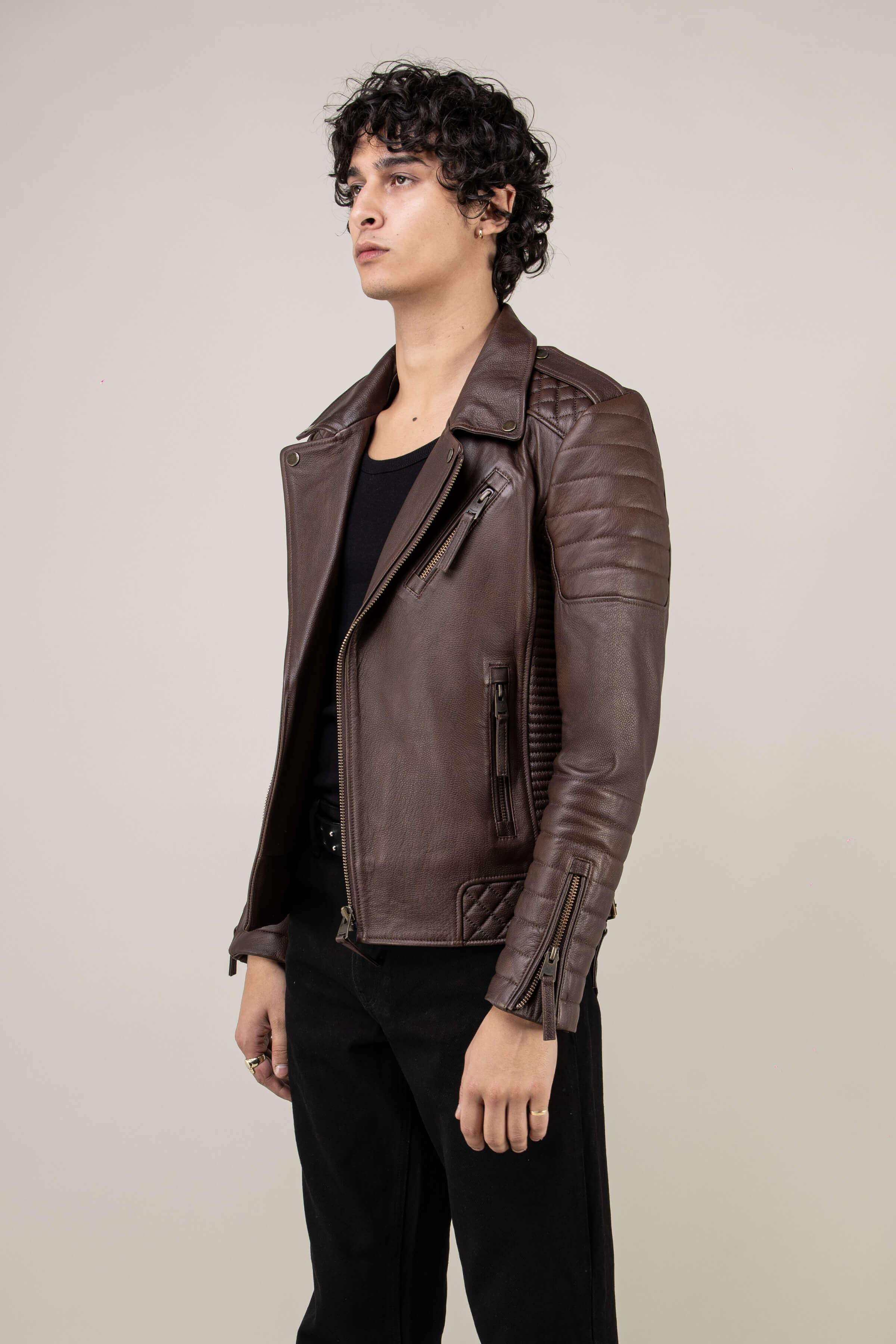 Kay Michaels 3.0: Vintage Brown Leather Jacket